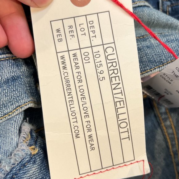 NWT CURRENT ELLIOTT SILVERLAKE ZIP SKINNY JEANS  26 - Picture 8 of 9